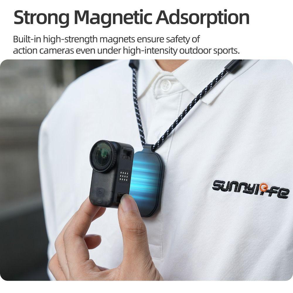 Adjustable Magnetic Camera Neck Holder for DJI Osmo Nano/Insta360 GO3S/GO 3
