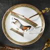 Ight Luxury Retro Coffee Cups High End Exquisite Ceramic Cup and Plate Set Household Afternoon Tea Tableware Gifts for Friends