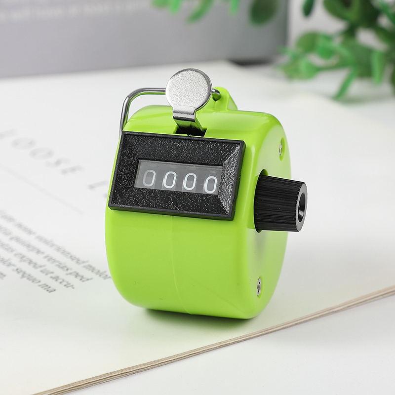 Handheld 4 Digital Tally Counter Mechanical Manual Palm Clicker Number Count Assorted Tally Counter Number Count