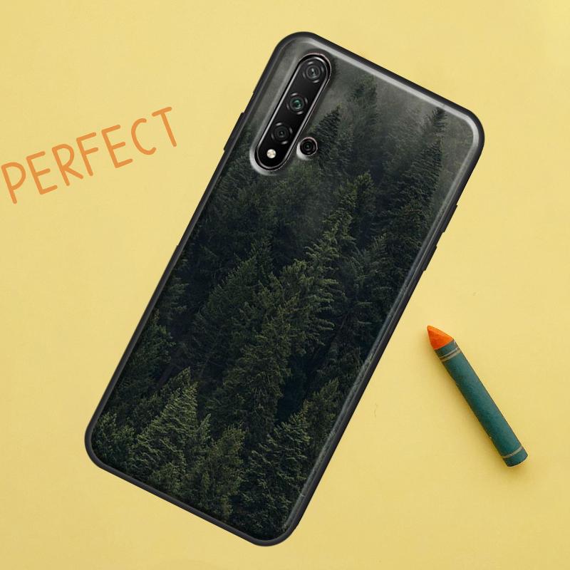 Beautiful Mountain Forest Nature For Huawei Nova 10 9 SE 11 Pro 12i 11i 8i Y60 Y70 Y90 Y61 Y91 Y72 Y73 P20 P40 P30 Lite Case