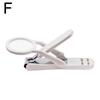 Nail Clipper with Magnifying Glass The Elderly Practical Stainless Steel Nail Clipper Anti-splash Beauty Big Clipper Tool Gifts