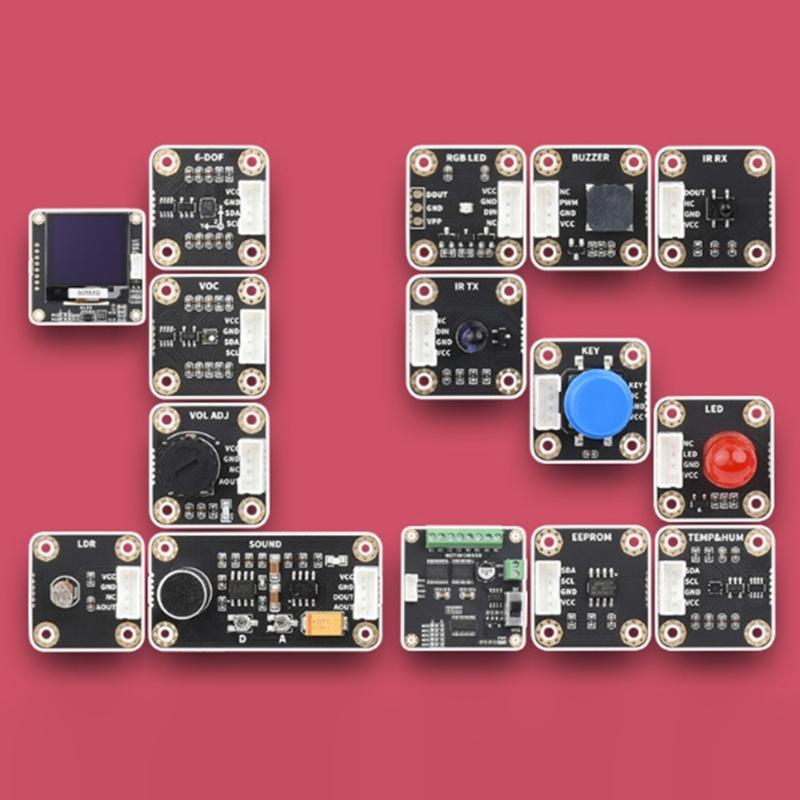 For  Pico Sensor Kit with Pico Expansion Board and 15 Detachable Sensors  Design, No Soldering