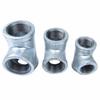 Lined Galvanized Reducing Tee