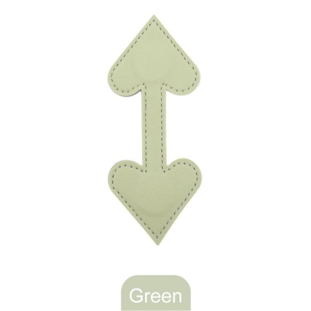 Leather Magnetic Bookmark Heart Shape Book Markers High Quality Page Divider  Reading Lovers Gift