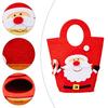 Christmas Gift Bags with Handles Santa Reindeer Snowman Holiday Tote Bag Thick Non-Woven Handbag Party Favor Bags for Kids Holiday Events