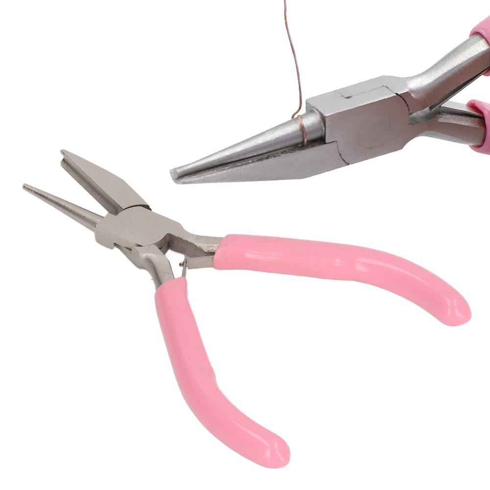 2pcs Concave Jaws Wire Winding Pliers Jewelry Making Pliers Wire Bending & Looping