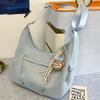Summer Women's Bags for Women's New Canvas Bags for Commuting To Work  One Shoulder Crossbody Bag