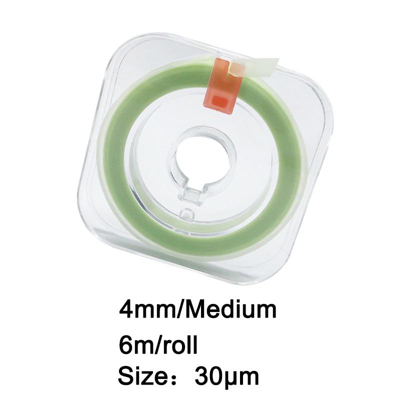 

1 рулон/коробка, полоска для полировки зубов, 4 мм, смола, межзубная шлифовка зубов, шлифовальный инструмент, стоматологический материал Green 4mm Medium