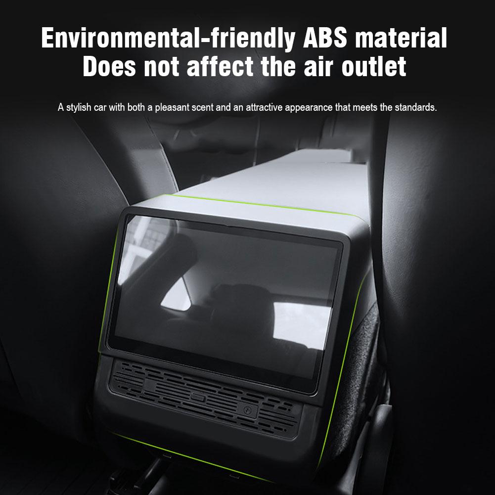 For Tesla Y Highland Juniper Rear Center Console Air Vent Cover Vent Outlet Dust Cover Car Styling Interior Accessories D9r9