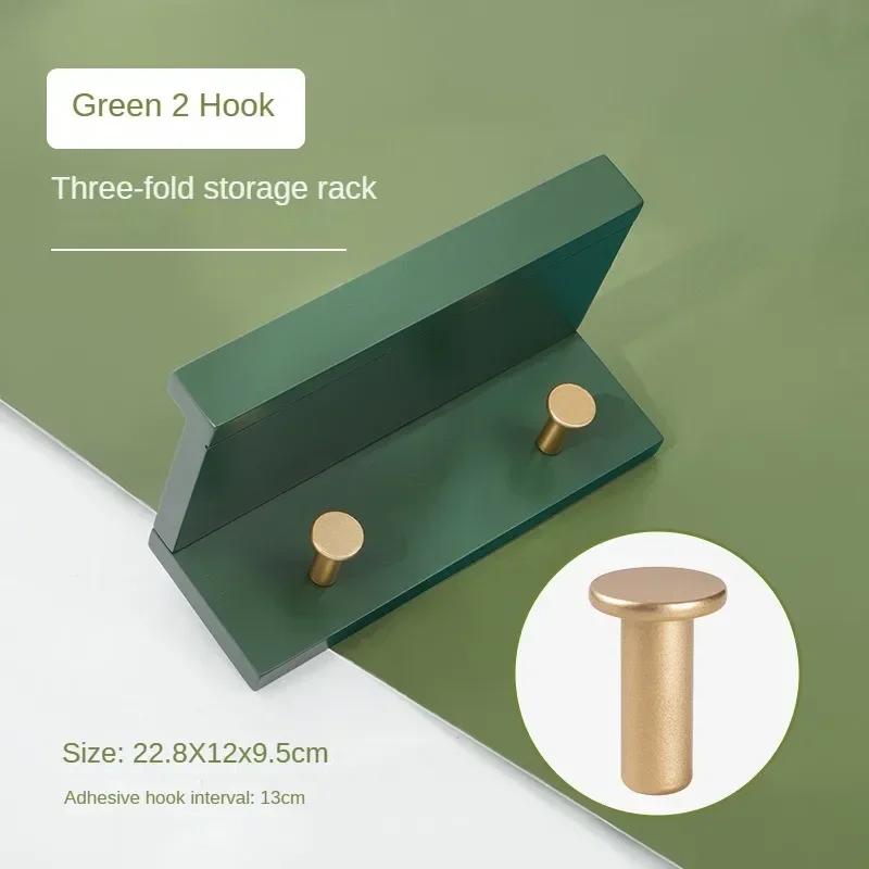 Solid Wood Wall Clothes Hanger Coat Rack Clothes Hanger Dressing Creative Entrance Hall Living Room Furniture Wall Storage Rack