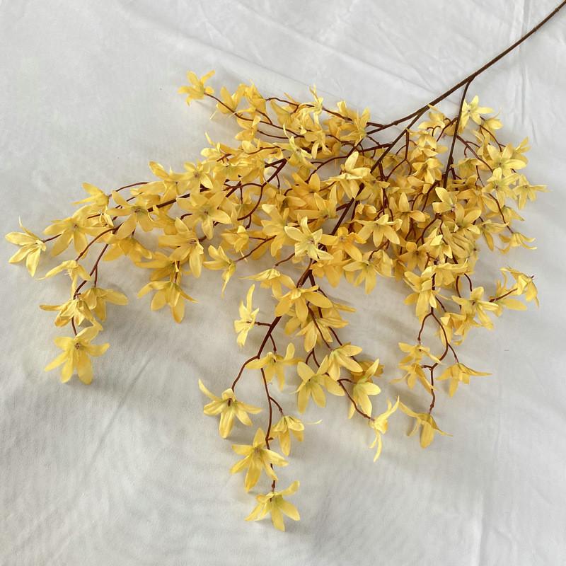 Autumn Orchid Artificial Flower Bouquet For Home Decor And Photography Props