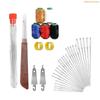 K1AE Professional Sewing Tool Set 37PCS Stable Sewing Threader