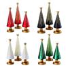 3pcs Table Christmas Tree Decorations Christmas Ornament Artificial Resin Star Topper Tree Figurine for Home Room Winter decors