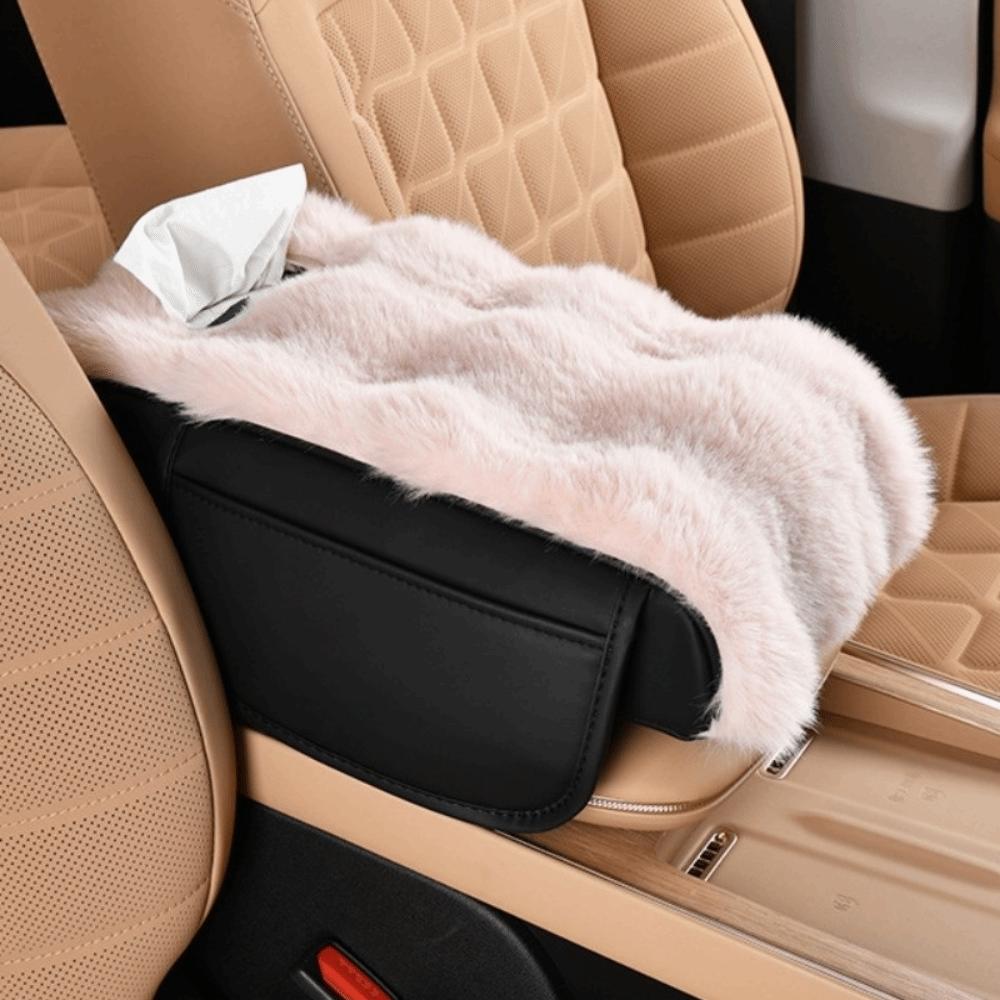

Three-in-one Car Armrest Box Mat Interior Decor Central Elbow Booster Pad Driving Comfort розовый