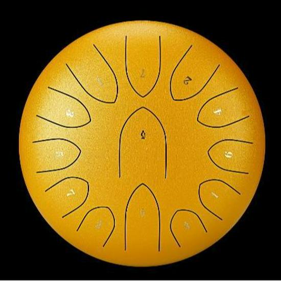 Ethereal Drum: 6/10/12/14 Inch Steel Tongue Percussion Instrument - Complete Gift Set 3/6