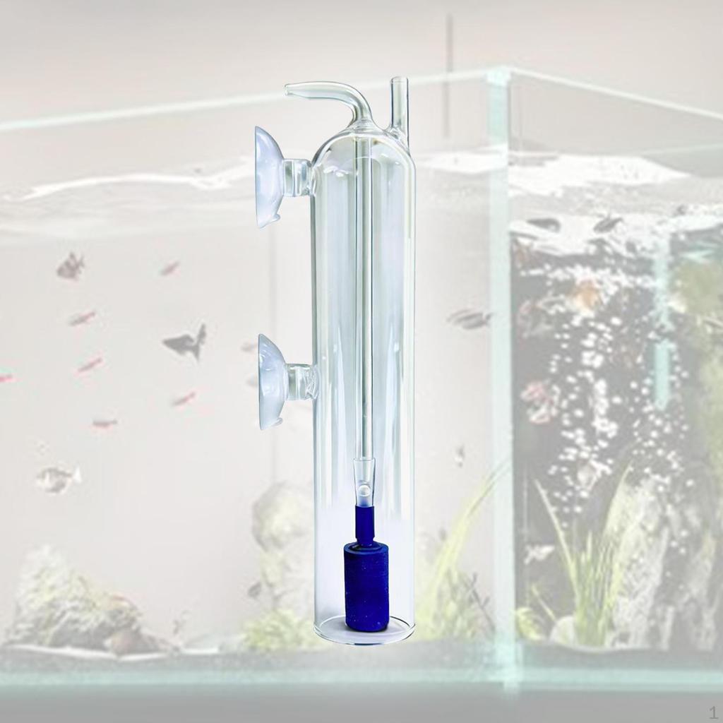 Aquarium CO2 O2 Aeration Professional Transparent Suction Cup Mount Fish Tank Supply