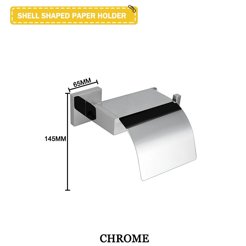 Accesorii negre pentru baie Raft pătrat din oțel inoxidabil Suport pentru prosoape Suport pentru șervețe Cârlig pentru haine Suport pentru pahare Pandantiv pentru perie de toaletă