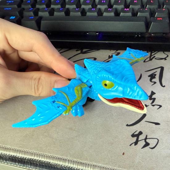 Dinosaurierspielzeug Mini Cartoon Tier Finger Hand Biss Spielzeug Niedliche Tyrannosaurus Rex Pterodactylus Figuren Interaktives Rollenspielzeug