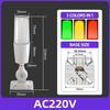 3-Color LED Signal Light Constant Light DC12V/24V/AC220V Alarm Indicator Light Energy Saving with Buzzer Alarm