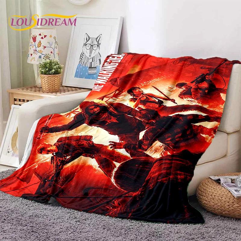 The Walking Dead Lincoln TWD Soft Flannel Blanket for Beds Bedroom Sofa Picnic,Throw Blanket for Cover Outdoors Leisure Nap Gift