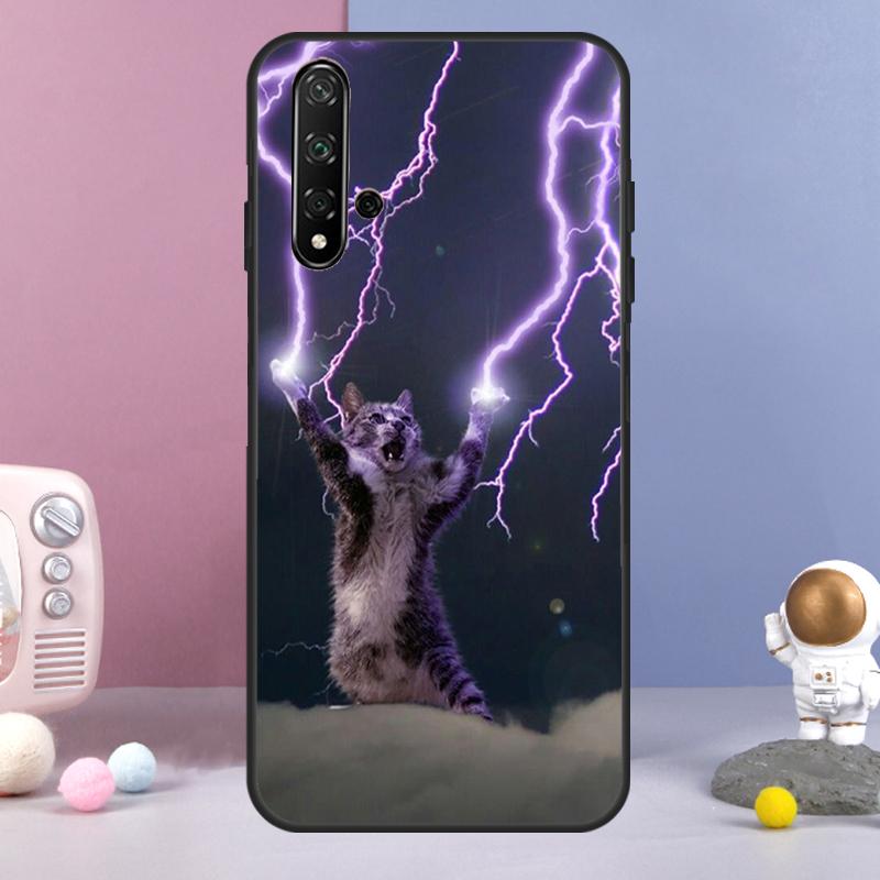 

Кот в космосе Для Huawei Nova 12i 12s 11i 8i 7i 9 10 SE Y60 Y61 Y70 Y72 Y73 Y90 Y91 P20 P30 P40 Lite Чехол Huawei Nova 11