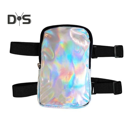 Venkovní stehenní taška Vodotěsná Nastavitelná Elastická Páska Zapínání na zip Přenosná Fanny Pack Velká kapacita s vnitřní síťovanou kapsou Jogging Turistika Cestování