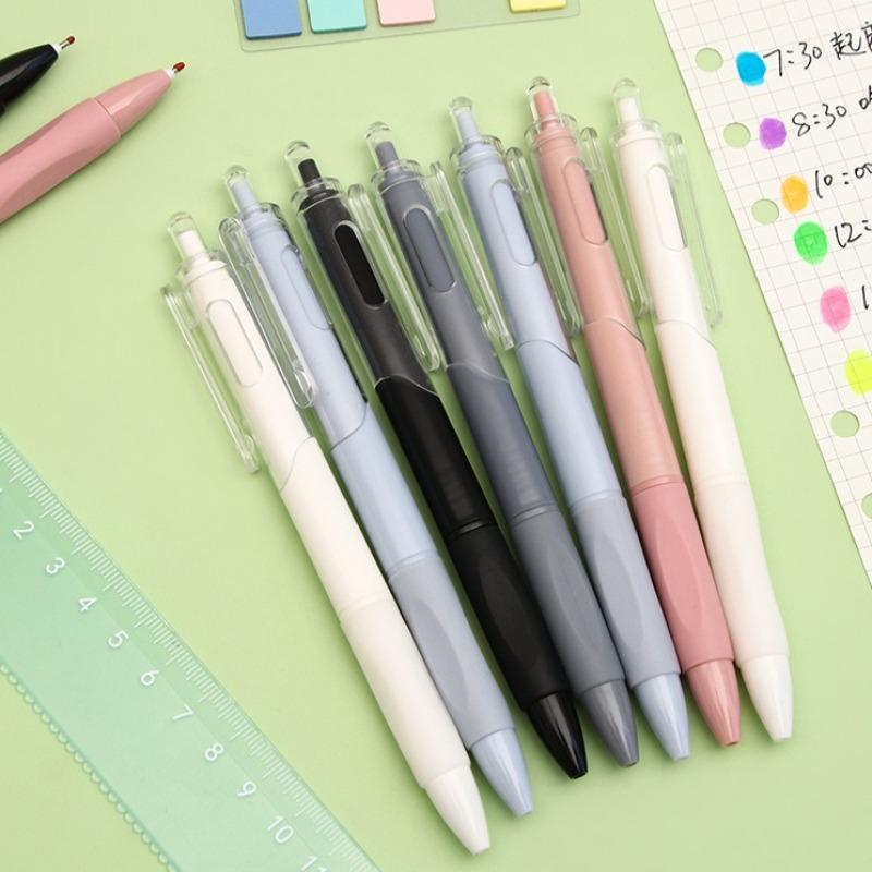 1Pc Neutral Pen Simplified 0.5mm Black Pen High Beauty Student Quick Dry Pen Office School Supplies Stationery