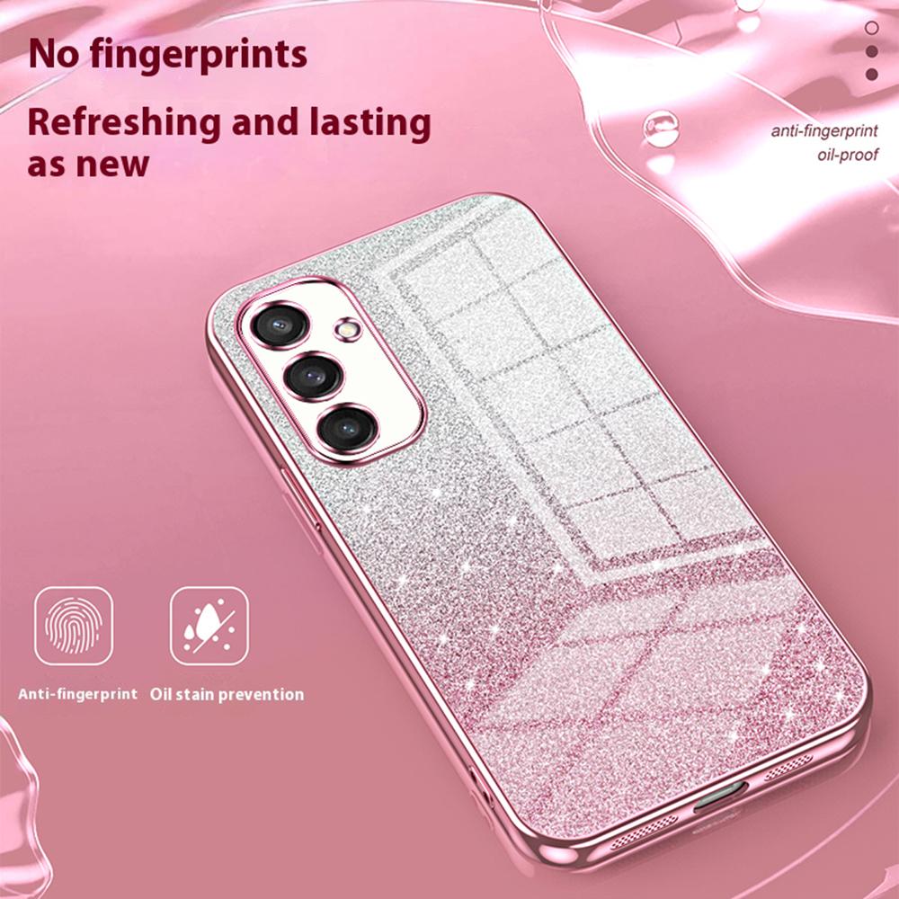 For Samsung Galaxy S25 Case Electroplating Gradient Glitter TPU Phone Cover