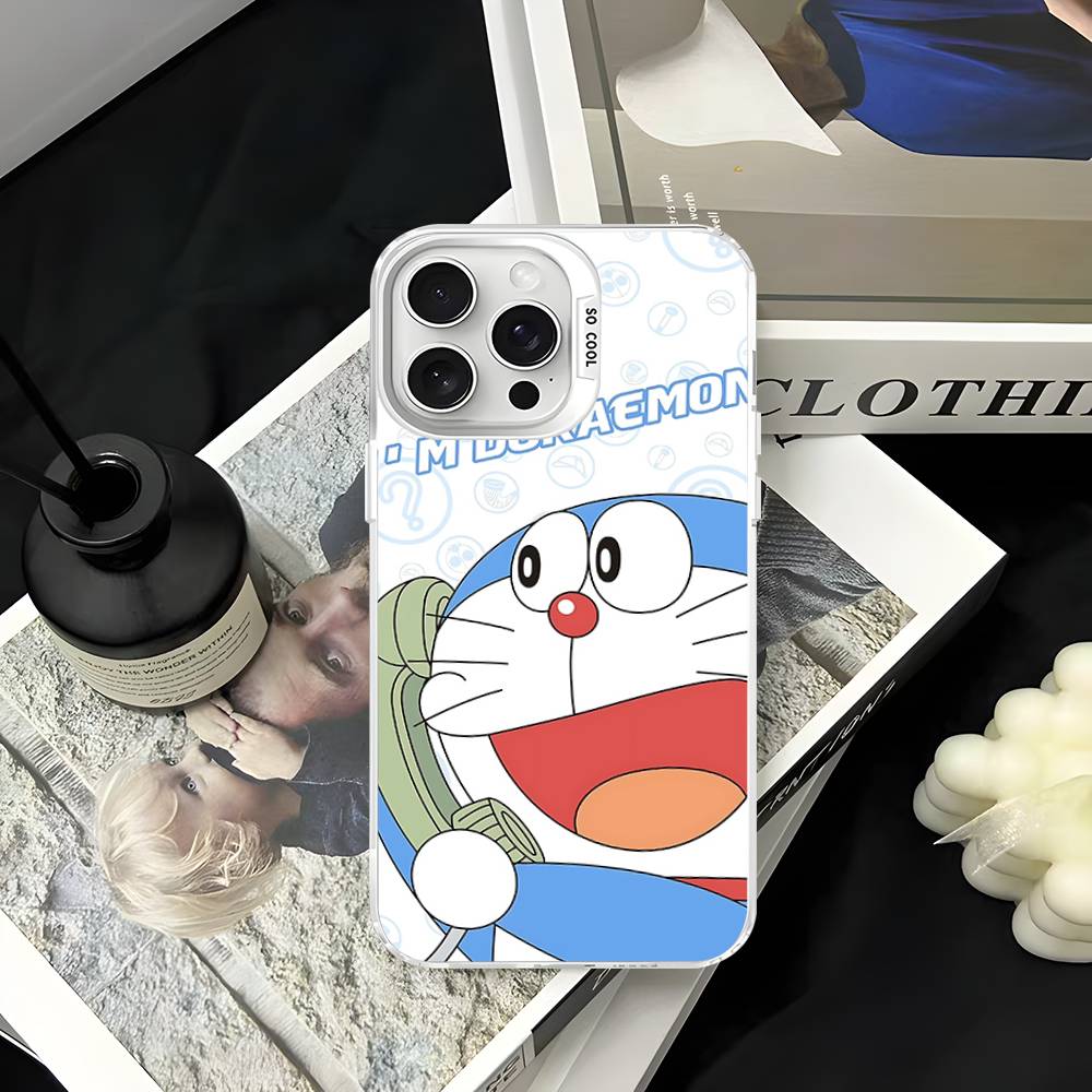 Cartoon D-Doraemons Phone Case For IPhone 16 15 14 13 12 11 Pro Max 17 Plus Colorful Cover