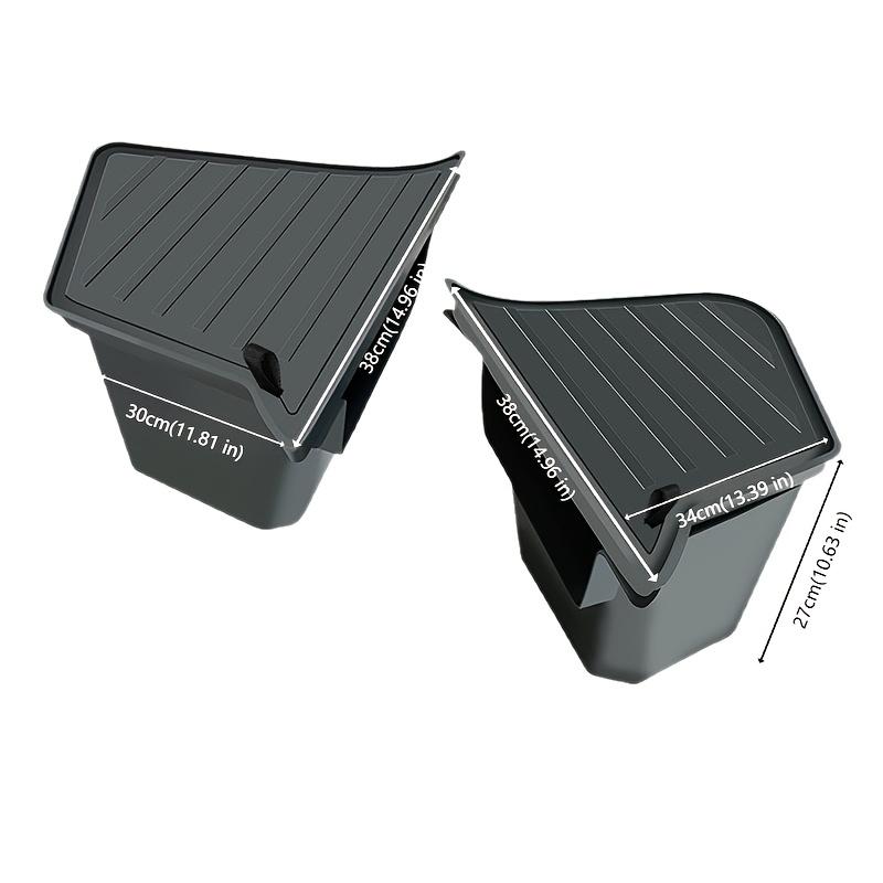 Tesla Model Y 2025 Juniper Rear Trunk Left Side Storage Box with Cover Organizer Partition Accessories