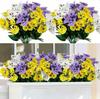 Small Pansy Simulation Flower Ornament for Home Decor