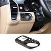 ABS Carbon Fiber For Porsche Cayenne Headlight Switch Button Cover Trim 2018-20