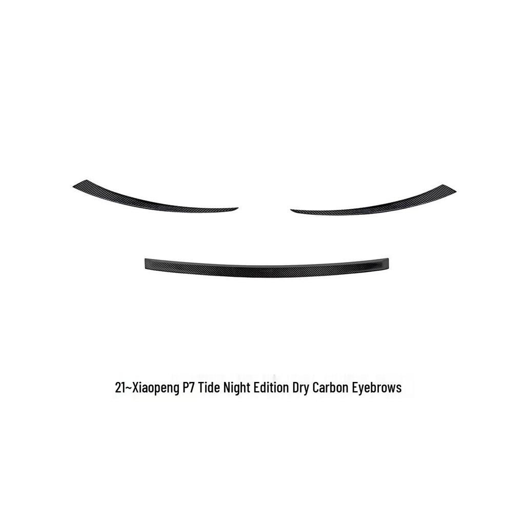 XPENG P7 YOFER Kit: Front Lip, Side Skirts, Rear Lip, Spoiler, Carbon Fiber Tail Wing, Eyebrows.