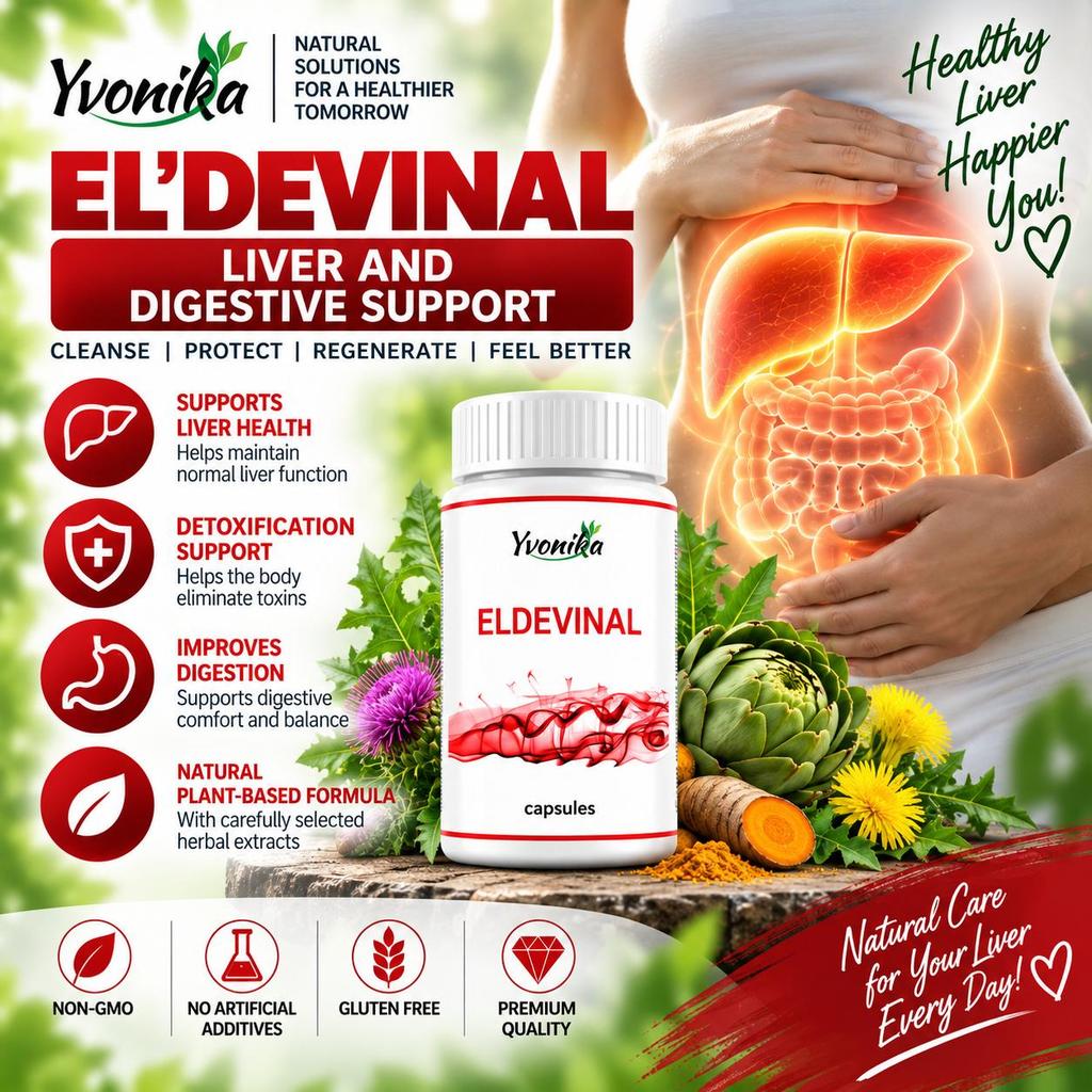 El'Devinal – Liver and Digestive Support, 30 Capsules