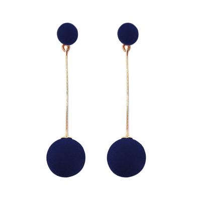 Runde Kugel Ohrringe für Damen Mädchen Ohrbügel Hängende Ohrringe Legierung Ohrringe Persönlichkeit Mode Schmuck