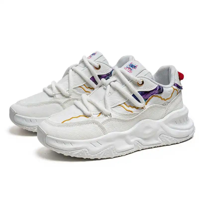 Legitimate Leather With Ties Tenis Originals Vulcanize Sneakers Cool Man White Shoes Sports New Fast 2025outdoor Funny Best