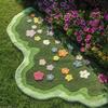 Floral Tufted Carpet Garden Absorbent Non-slip Carpet Soft Rug Anti-slip Indoor Floor Footer Bedroom Bedside Foot Pad Room Decor