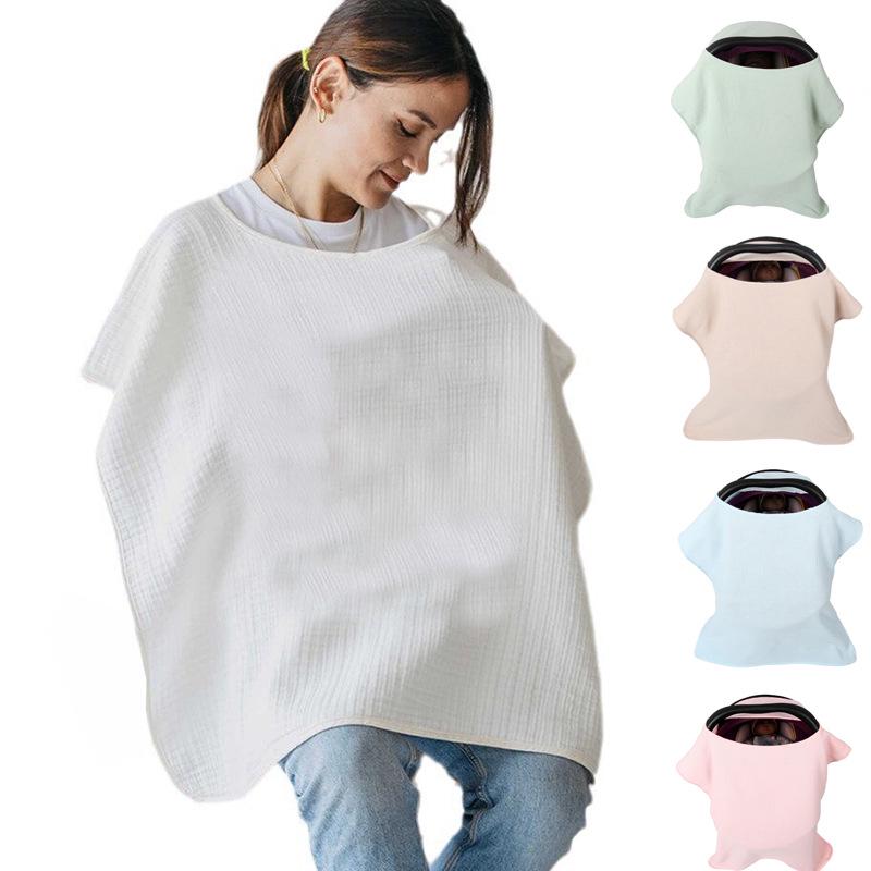 Nursing Cover & Scarf: Anti-Exposure Breastfeeding, Stroller & Shopping Cart Cover.