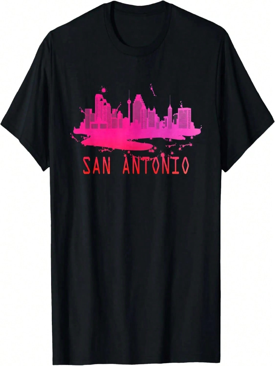 Modern San Antonio Cityscape - San Antonio Skyline T-Shirt S