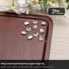 Nail Art Rhinestones: Transparent Pointed Hearts, Axe Heads, Square Rock Candy - Super Shiny Press-on Decorations