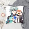 Anaxa Animated Game Honkai Star Rail Pillow Case Fashion Square Pillowcase Bedroom Sofa Room Ins Decoration Leisure