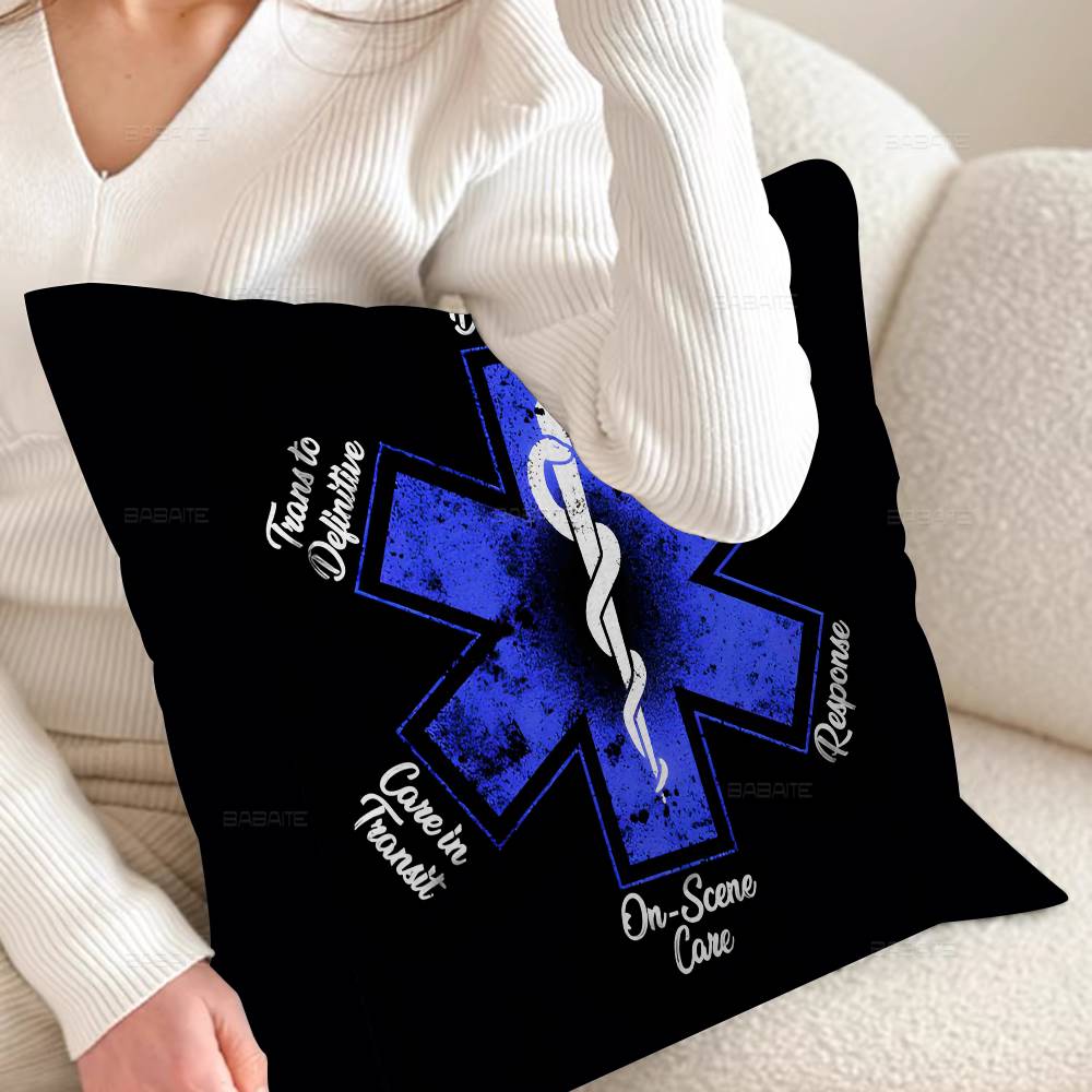 Ems Star Of Life Anime Pillow Cushion Cover Pillowcase Living Room Sofa Home Decor Customized