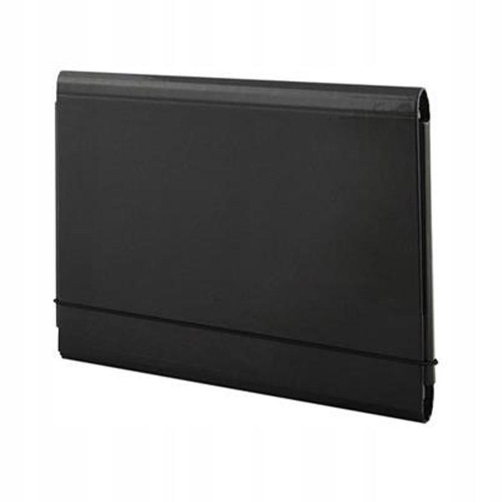 TECZKA SKRZ. Z GUMKĄ CARIBIC 2CM CZARNA 2028