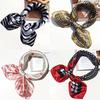 Faux Silk Square Satin Soft Kerchief Stewardess Scarf Bandana Neckerchief