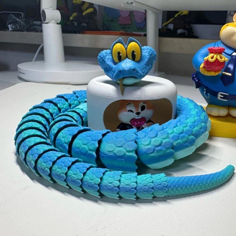 Zootopia Gary Toy Snakes Mobile Stress Relieving Toys Decorations Christmas Gifts Children's Toys 3D Printed Action Dolls