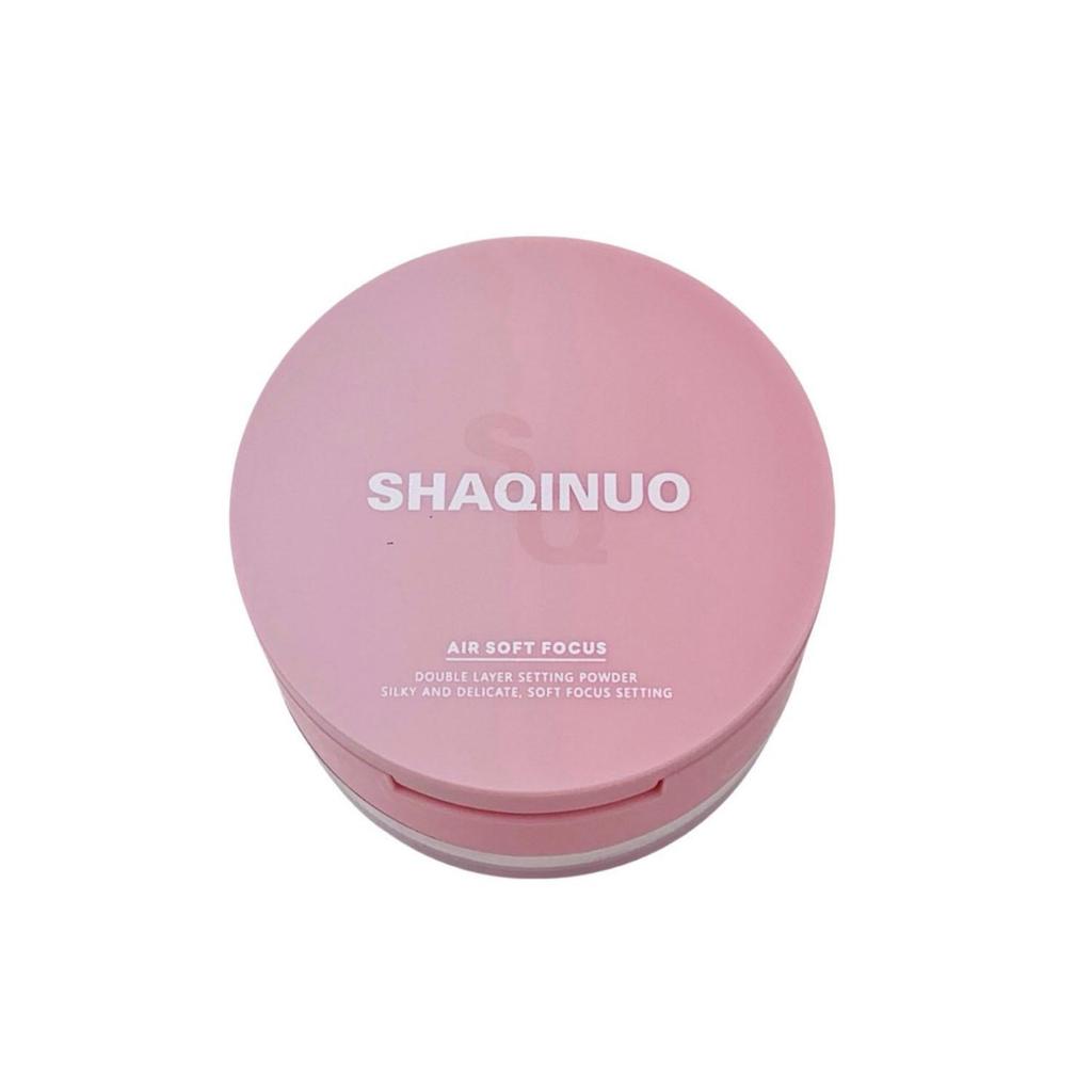 SHAQINUO Translucent Loose Powder Foundation: Long-Lasting Oil Control for Student Parties