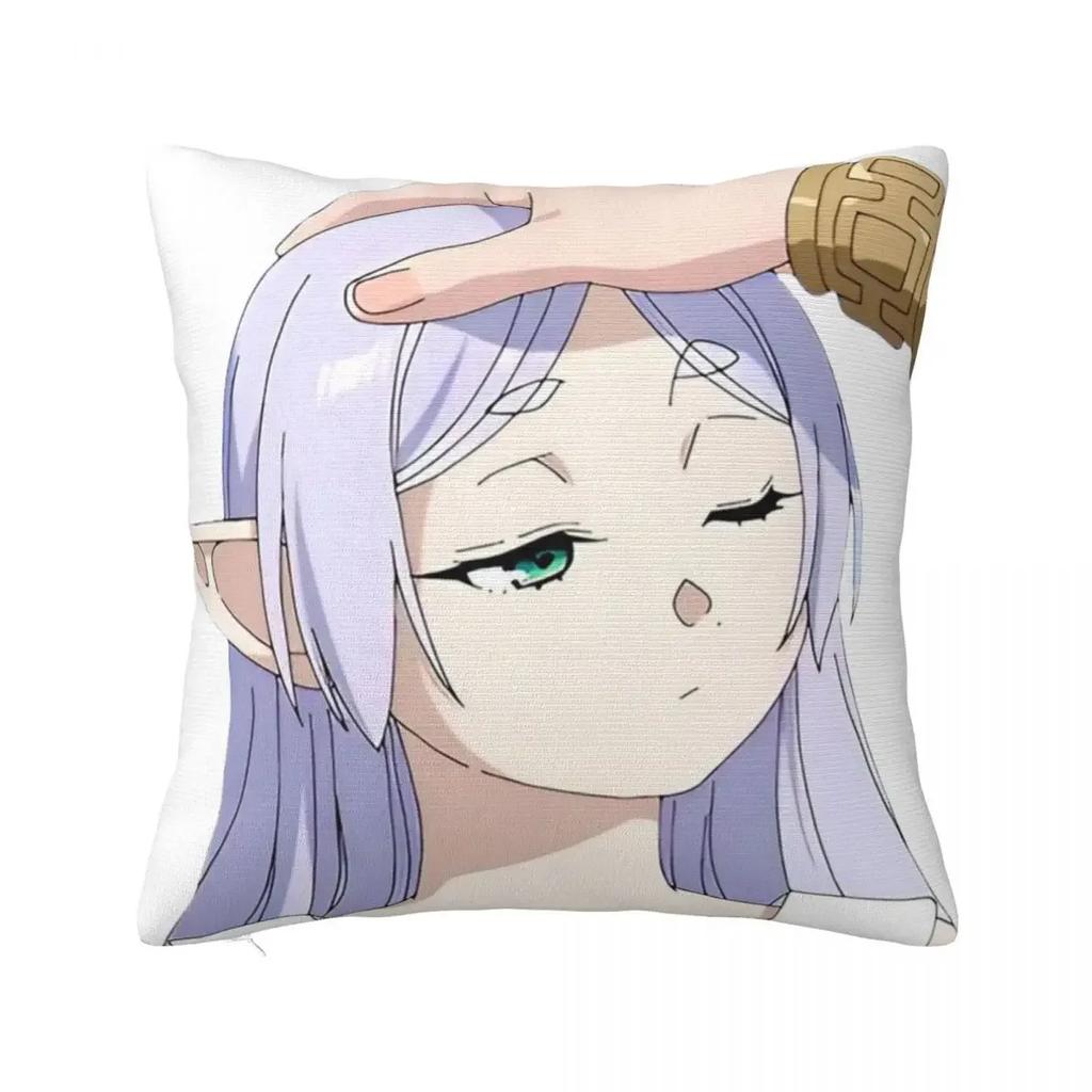 Sousou No Frieren Himmel Eisen Throw Pillow Cover Polyester Cushions for Sofa Novelty Cushion Covers