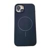 For Magsafe Magnetic Wallet Card Slot Luxury Solid Color Soft Silicone Phone Case For iPhone 16 Pro Max E 14 11 12 13 15 Pro Max