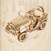 Classic Car 3D Car Wooden Puzzle Scale Model,DIY Model Kit, Handcraft Gift,Home Decoration,Mechanical Model Kit, Building Toy