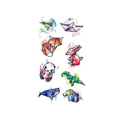 Small Fresh Tattoo Sticker Cute Swallow Fairy Fox Rose Sexy Waterproof Tattoo Sticker Female Suit Sticker